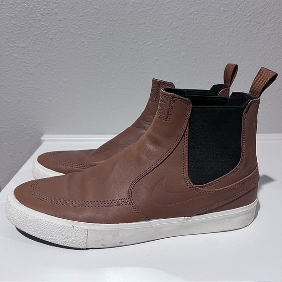 Nike SB Zoom Stefan Janoski Slip Mid RM British Tan BQ5888-200 Men’s Size 11 EUC - Picture 9 of 11